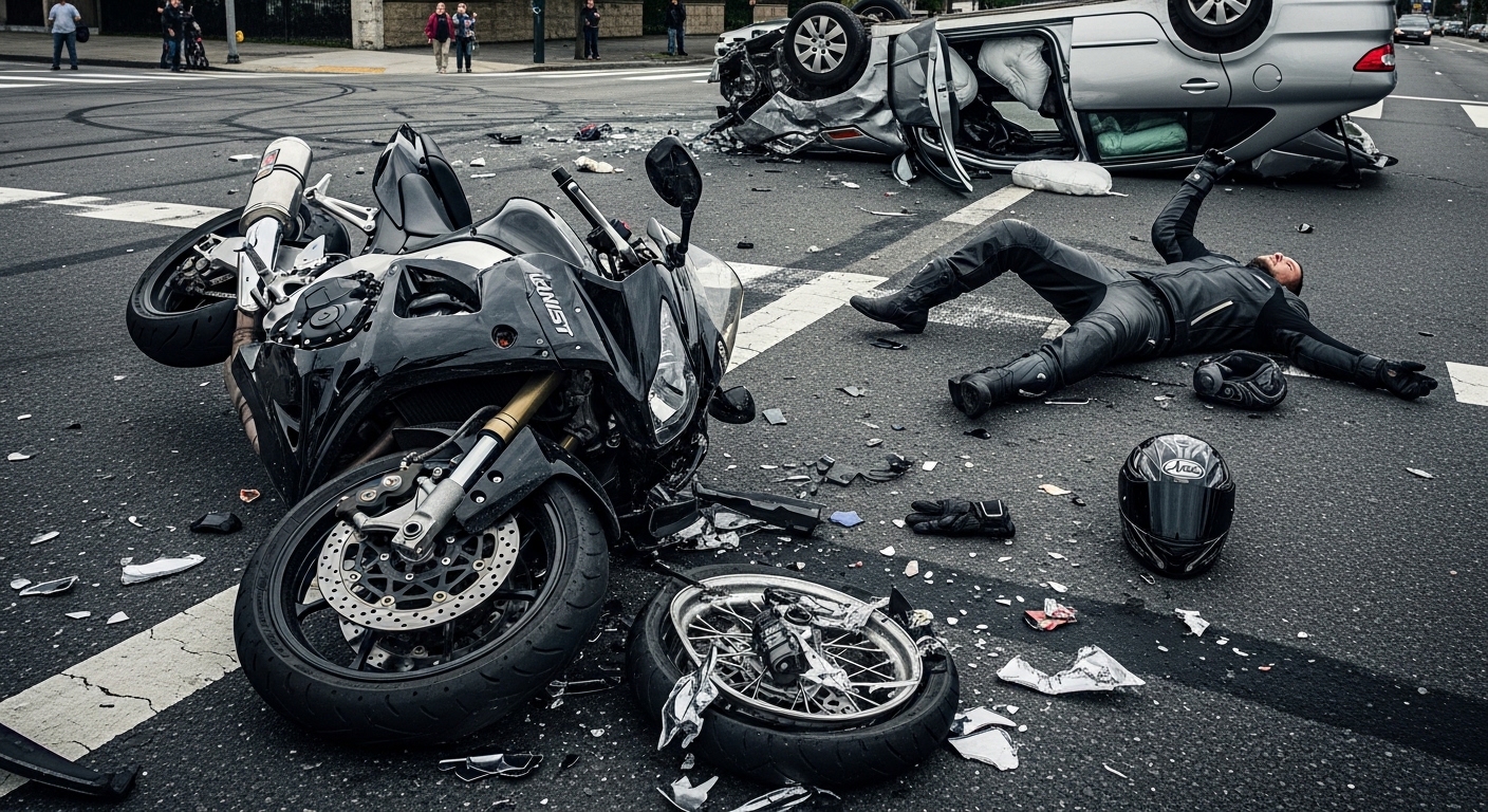Common Causes of Motorcycle Accidents in California